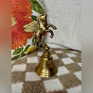 Vintage Brass Pegasus Bell